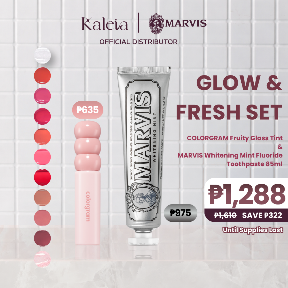 Colorgram x Marvis: Fruity Glass Tint 3.5g + Whitening Mint Toothpaste 85ml Glow & Fresh Breath Set