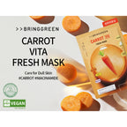 BRING GREEN Carrot Vita Fresh Mask & COLORGRAM Fruity Glass Tint Bundle