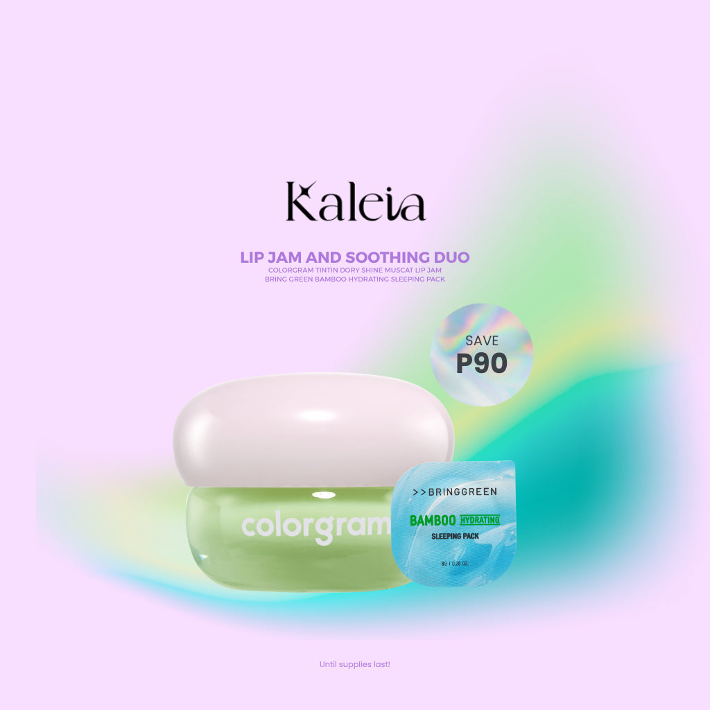 BRINGGREEN Bamboo Hydrating Sleeping Pack & COLORGRAM Tintin Dory Lip Jam Bundle