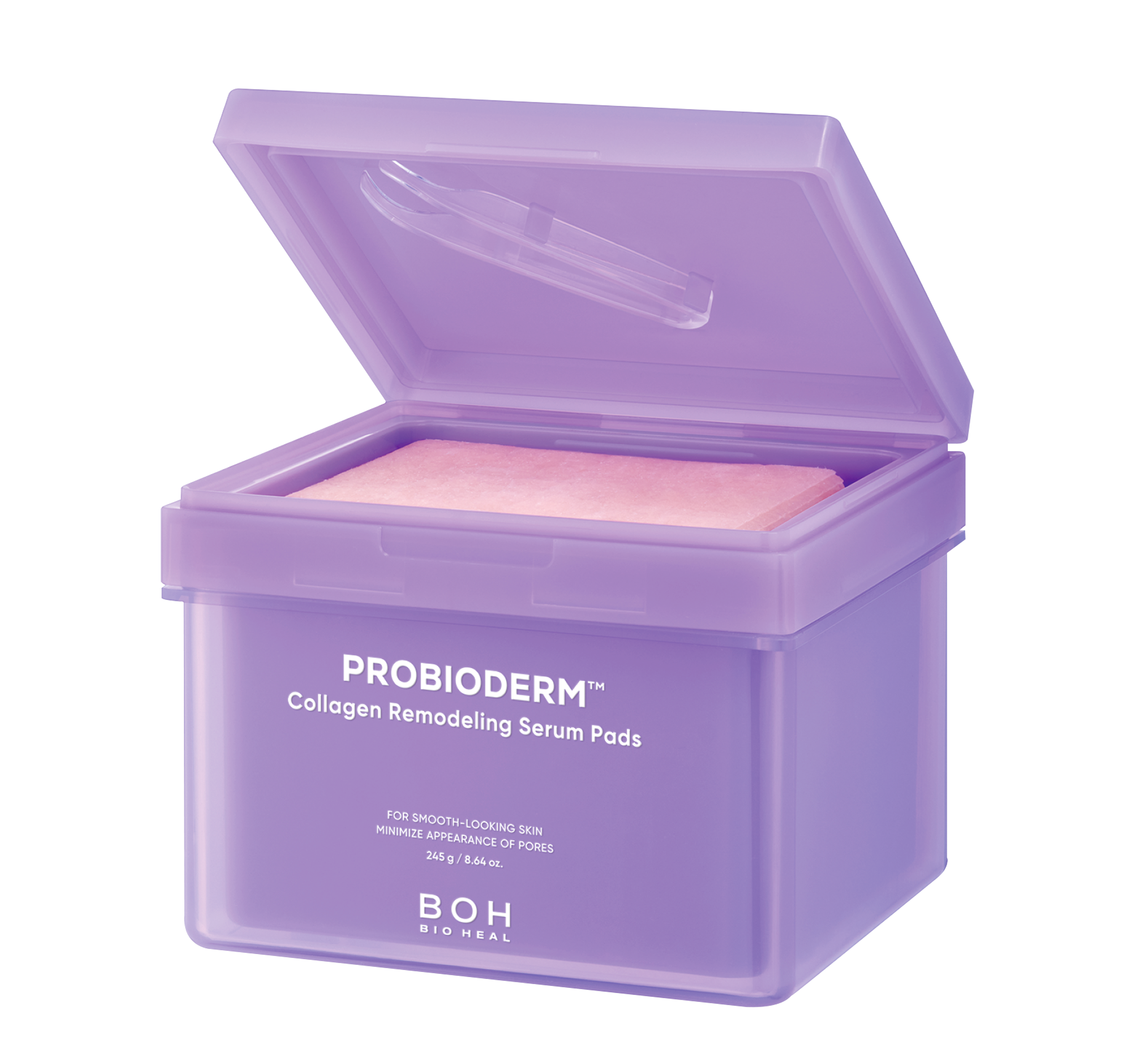 BIOHEAL BOH Probioderm™ Collagen Remodelling Serum Pads for Pore and Texture Control (70pcs)