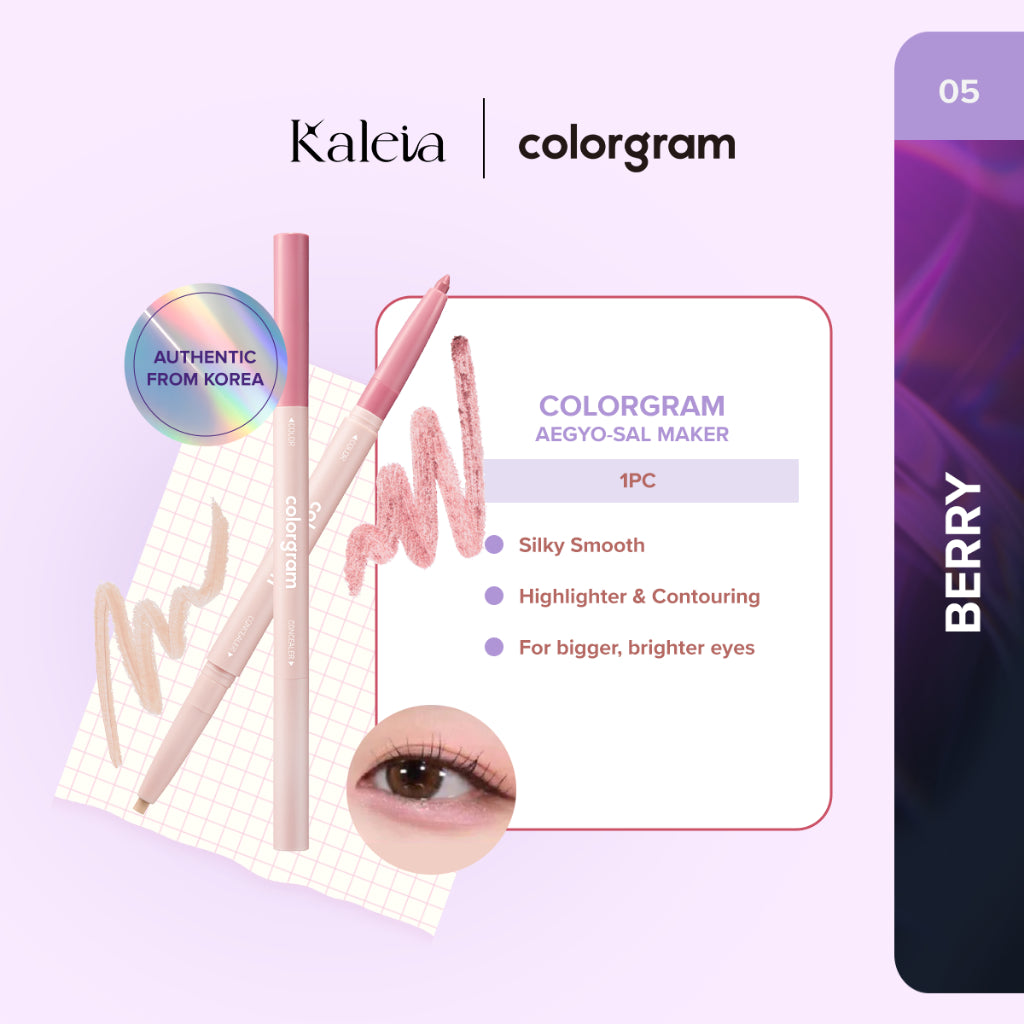 COLORGRAM All-in-One Aegyo-sal Maker | 2-in-1 Pen Highlighter & Shadow