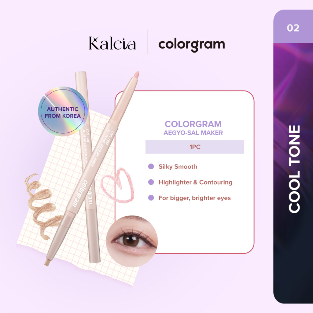 COLORGRAM All-in-One Aegyo-sal Maker | 2-in-1 Pen Highlighter & Shadow