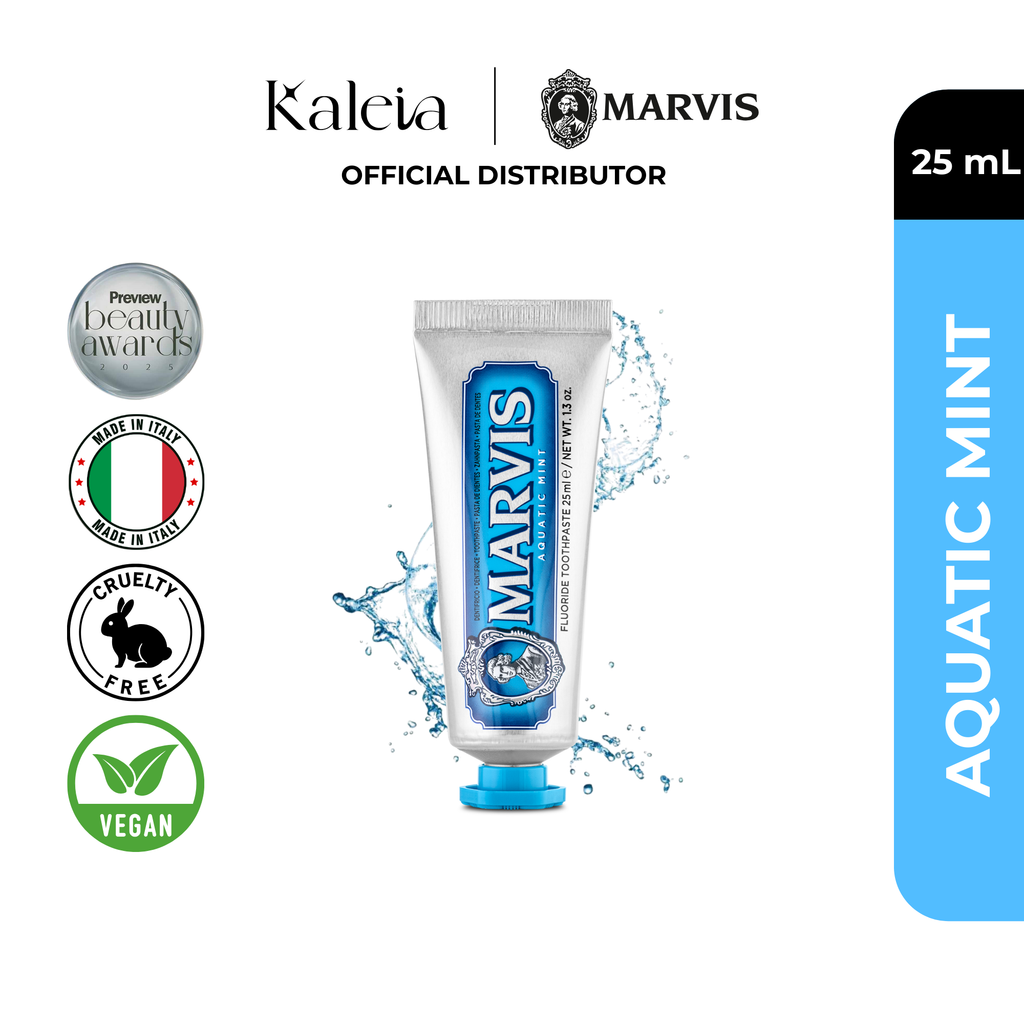 Marvis Aquatic Mint Fluoride Toothpaste 25mL