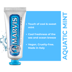 Marvis Aquatic Mint Fluoride Toothpaste 25mL