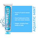 Marvis Aquatic Mint Fluoride Toothpaste 85mL