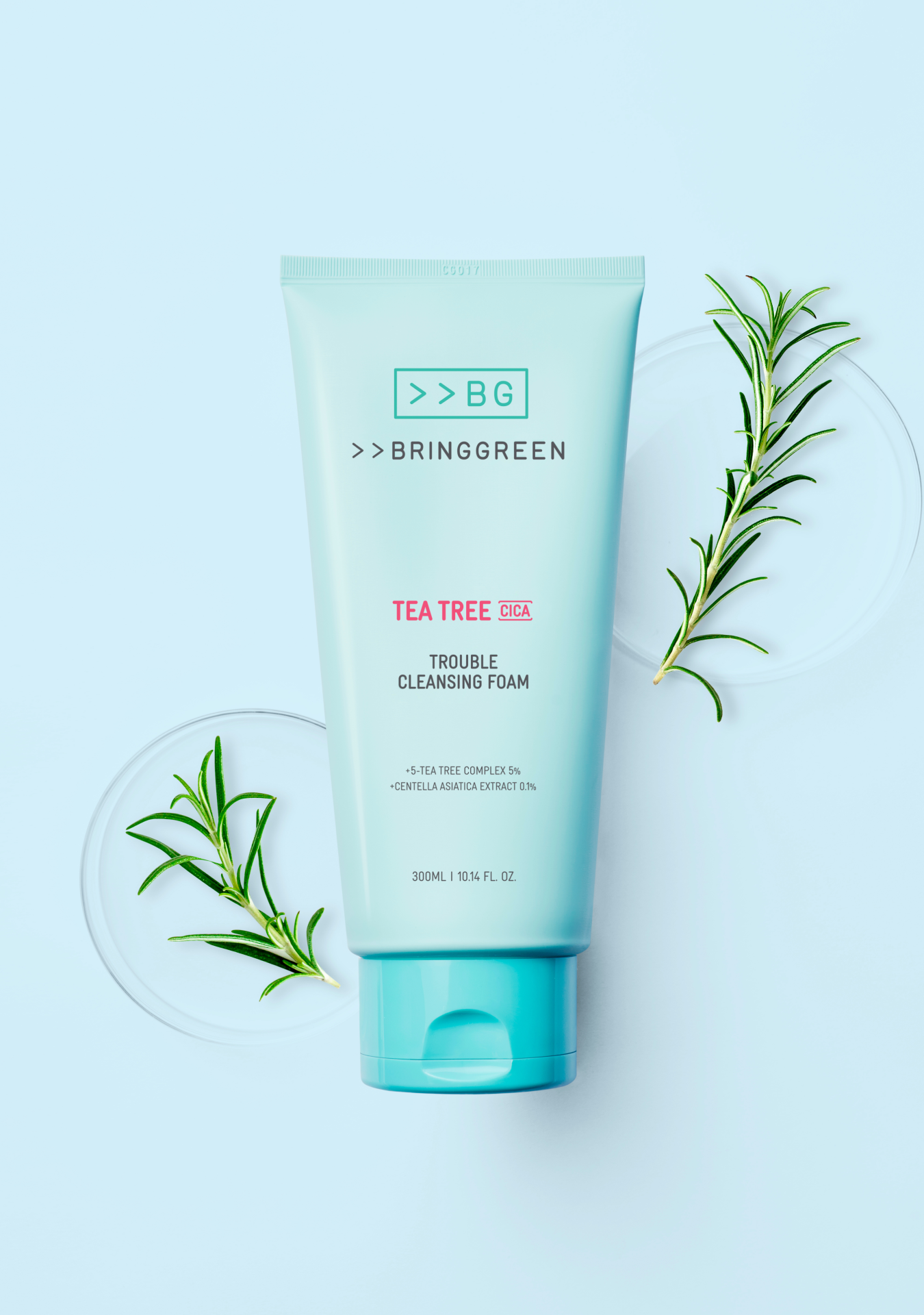 TEA TREE CICA TROUBLE CLEANSING FOAM