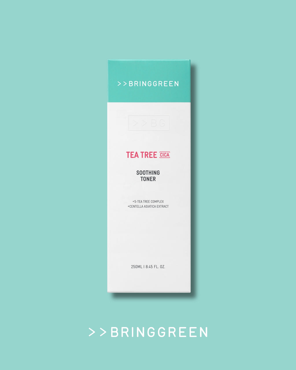 BRING GREEN Tea Tree Cica Trouble Soothing Toner for Sensitive/Acne-Prone Skin (250ml)