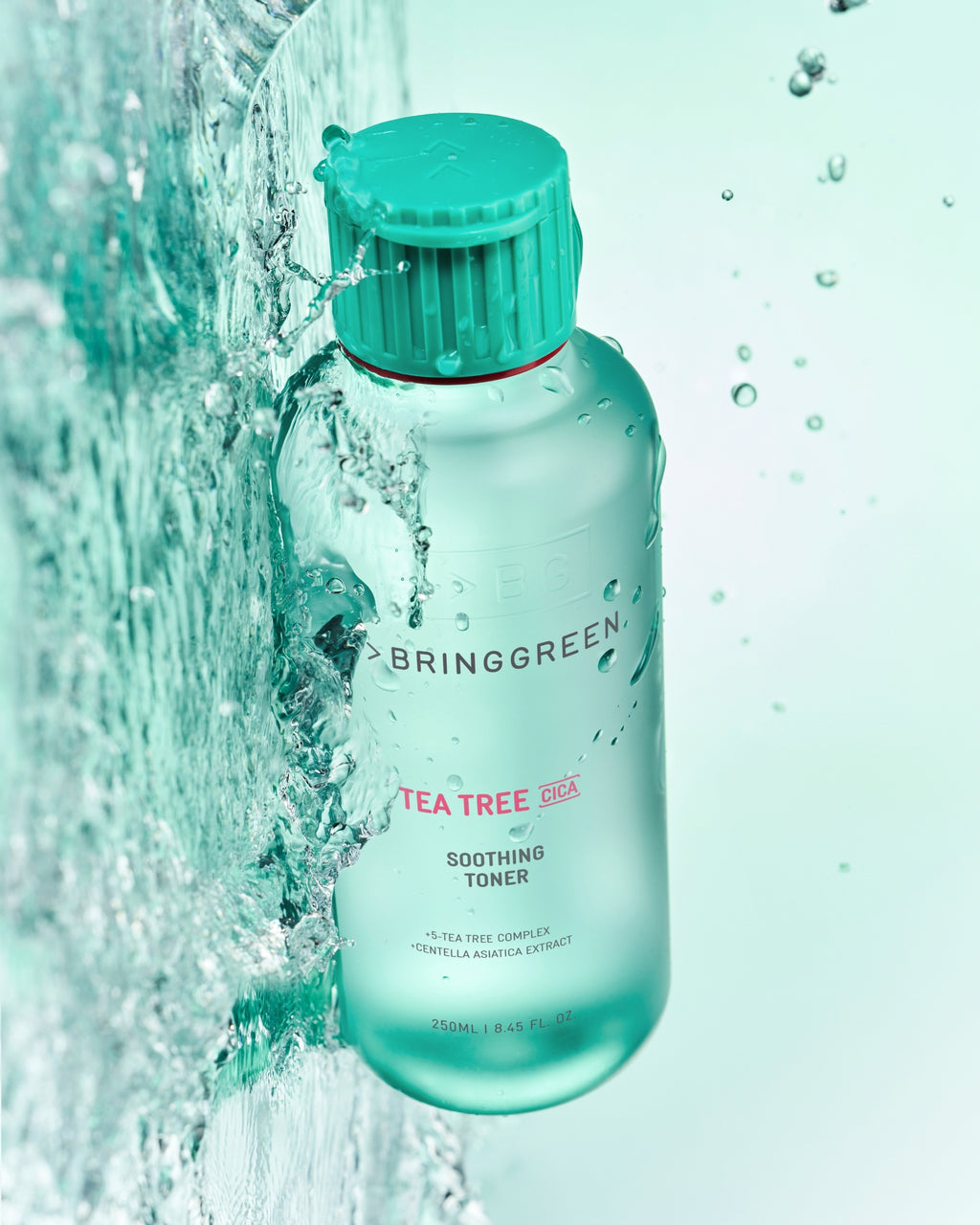 BRING GREEN Tea Tree Cica Trouble Soothing Toner for Sensitive/Acne-Prone Skin (250ml)