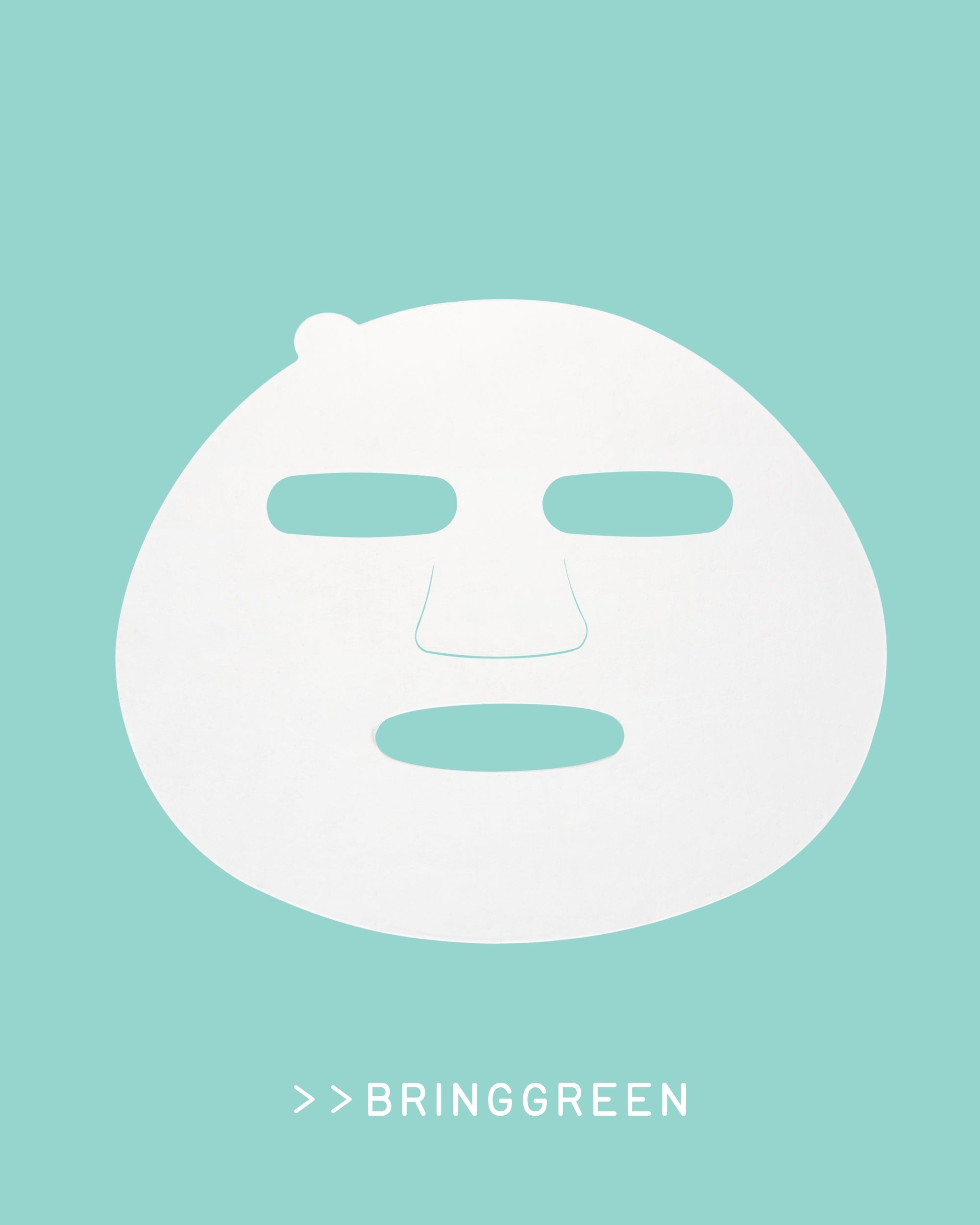 BRING GREEN Zinc Teca Trouble Serum Mask