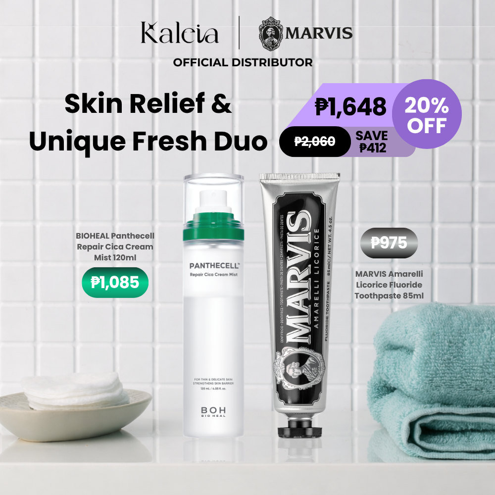 Bioheal x Marvis: Cica Cream Mist 120ml & Amarelli Licorice Mint 85ml Toothpaste Calm & Unique Duo