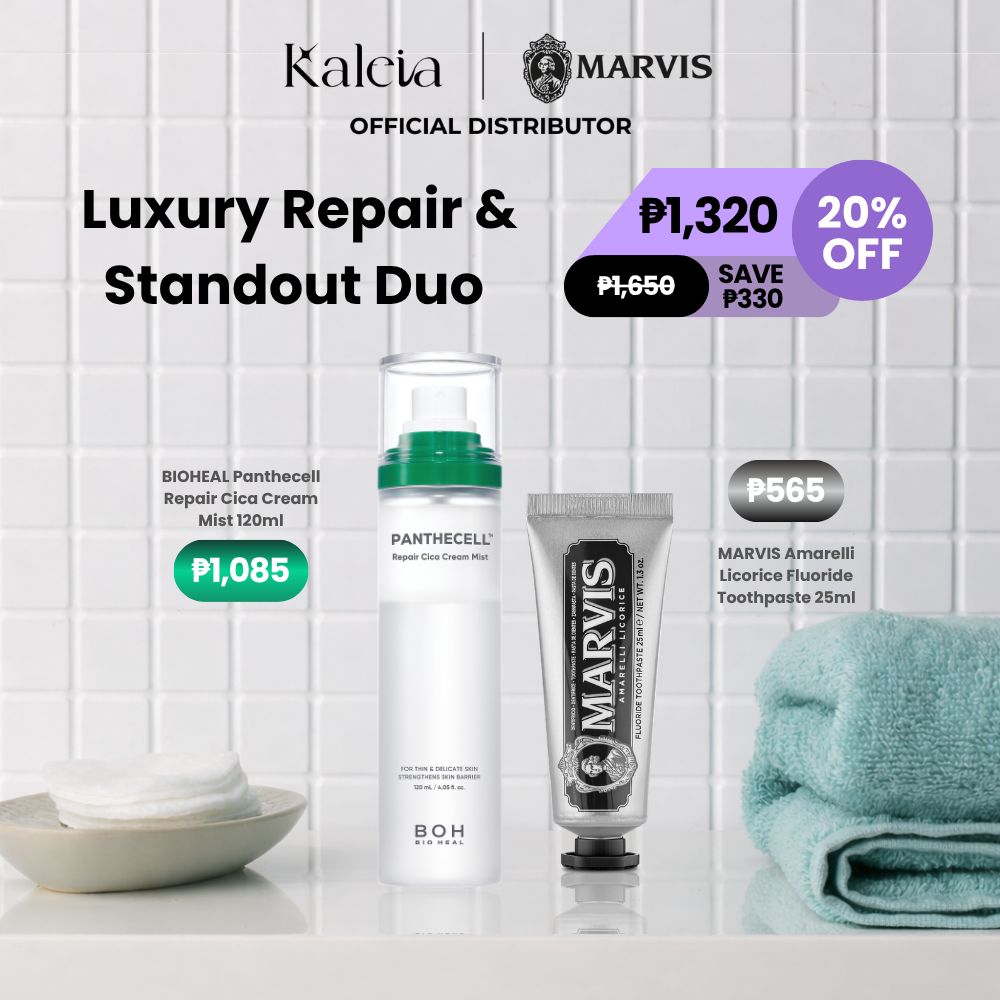 Bioheal x Marvis: Cica Cream Mist 120ml & Amarelli Licorice Mint 25ml Toothpaste Luxury Repair Duo