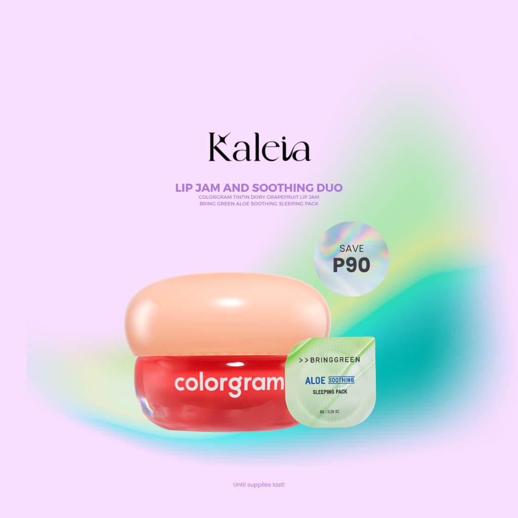 BRINGGREEN Aloe Soothing Sleeping Pack & COLORGRAM Tintin Dory Lip Jam Bundle