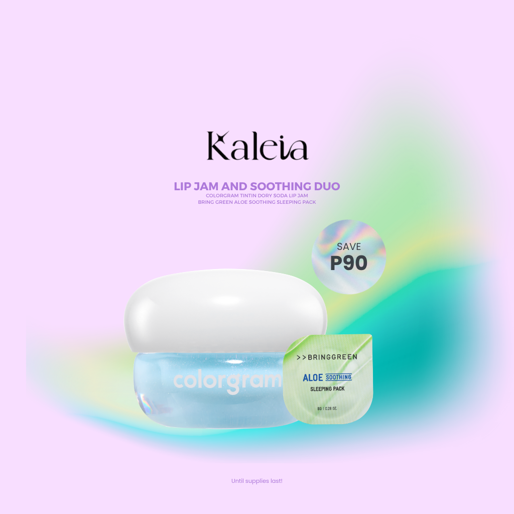 BRINGGREEN Aloe Soothing Sleeping Pack & COLORGRAM Tintin Dory Lip Jam Bundle
