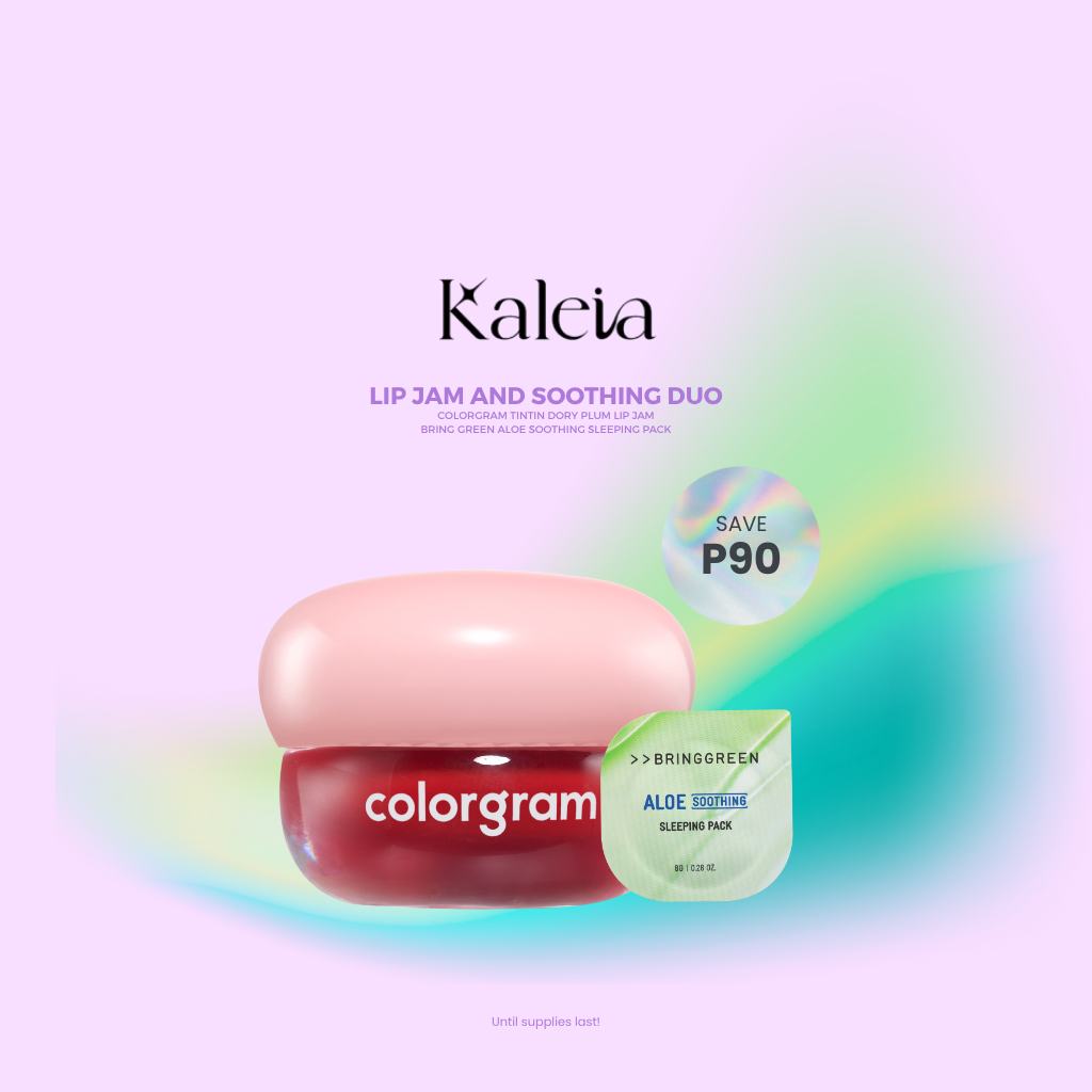 BRINGGREEN Aloe Soothing Sleeping Pack & COLORGRAM Tintin Dory Lip Jam Bundle