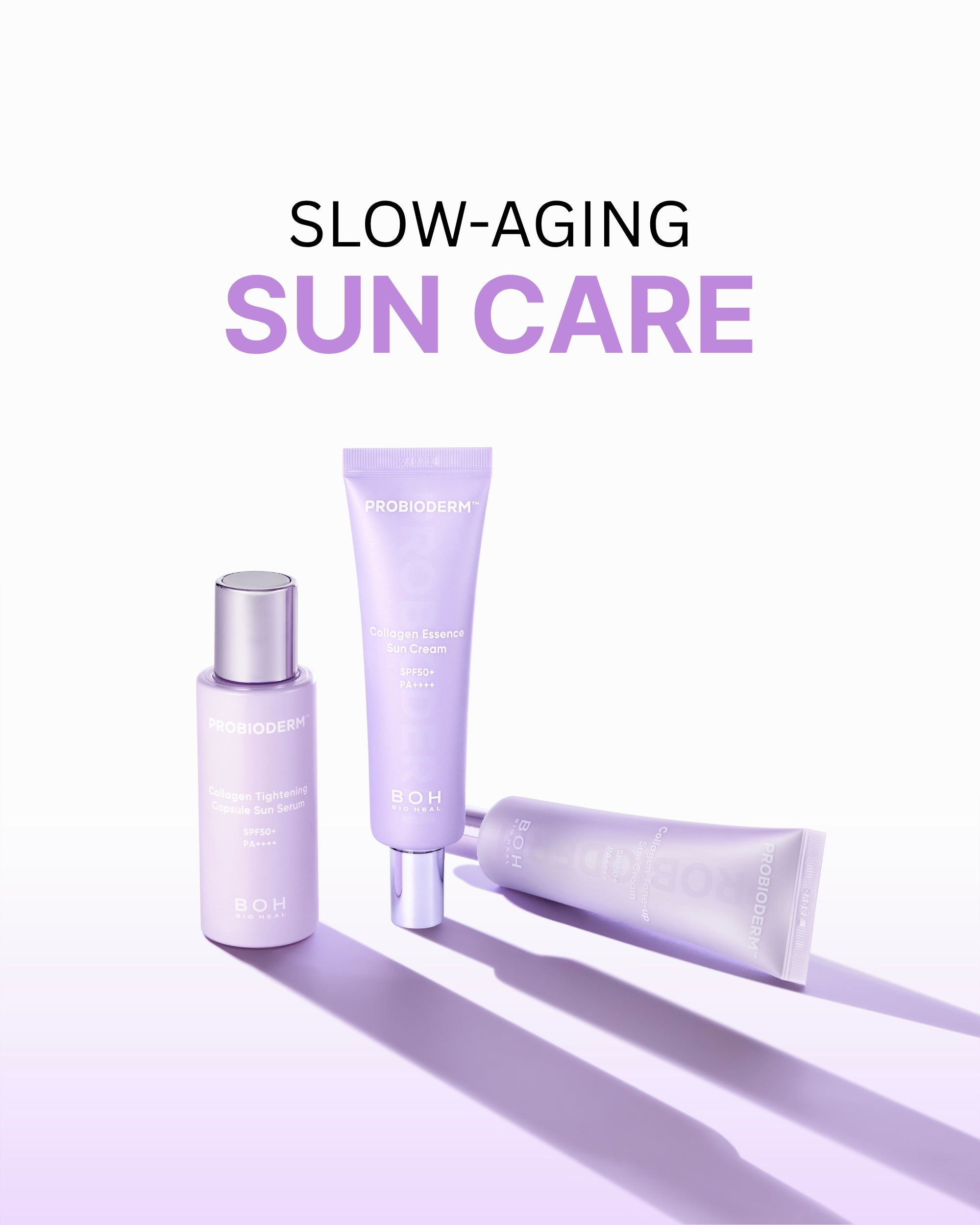 BIOHEAL BOH Probioderm™ Collagen Tone Up Sun Cream for Anti-aging and UV Protection (50ml)