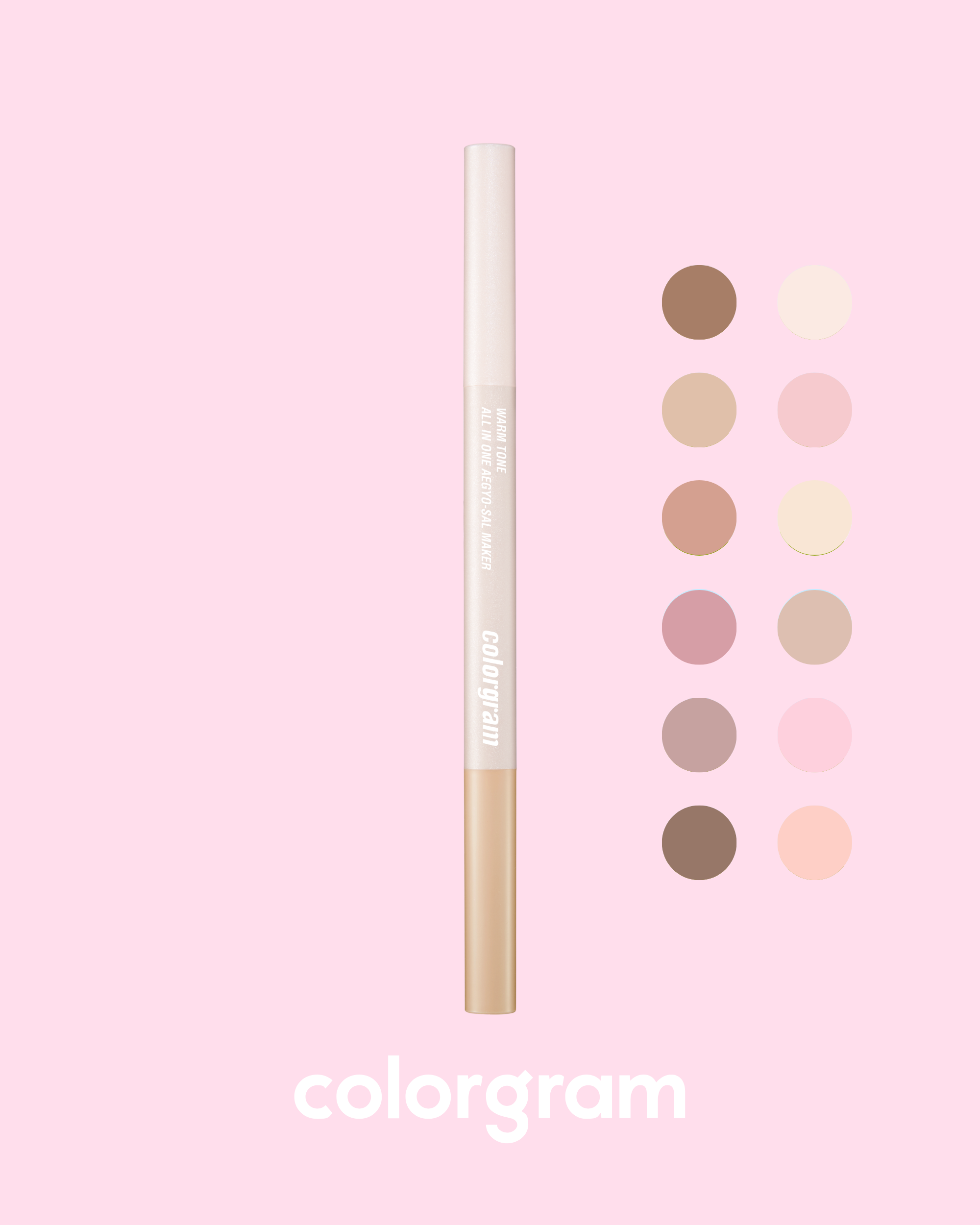 COLORGRAM All-in-One Aegyo-sal Maker | 2-in-1 Pen Highlighter & Shadow