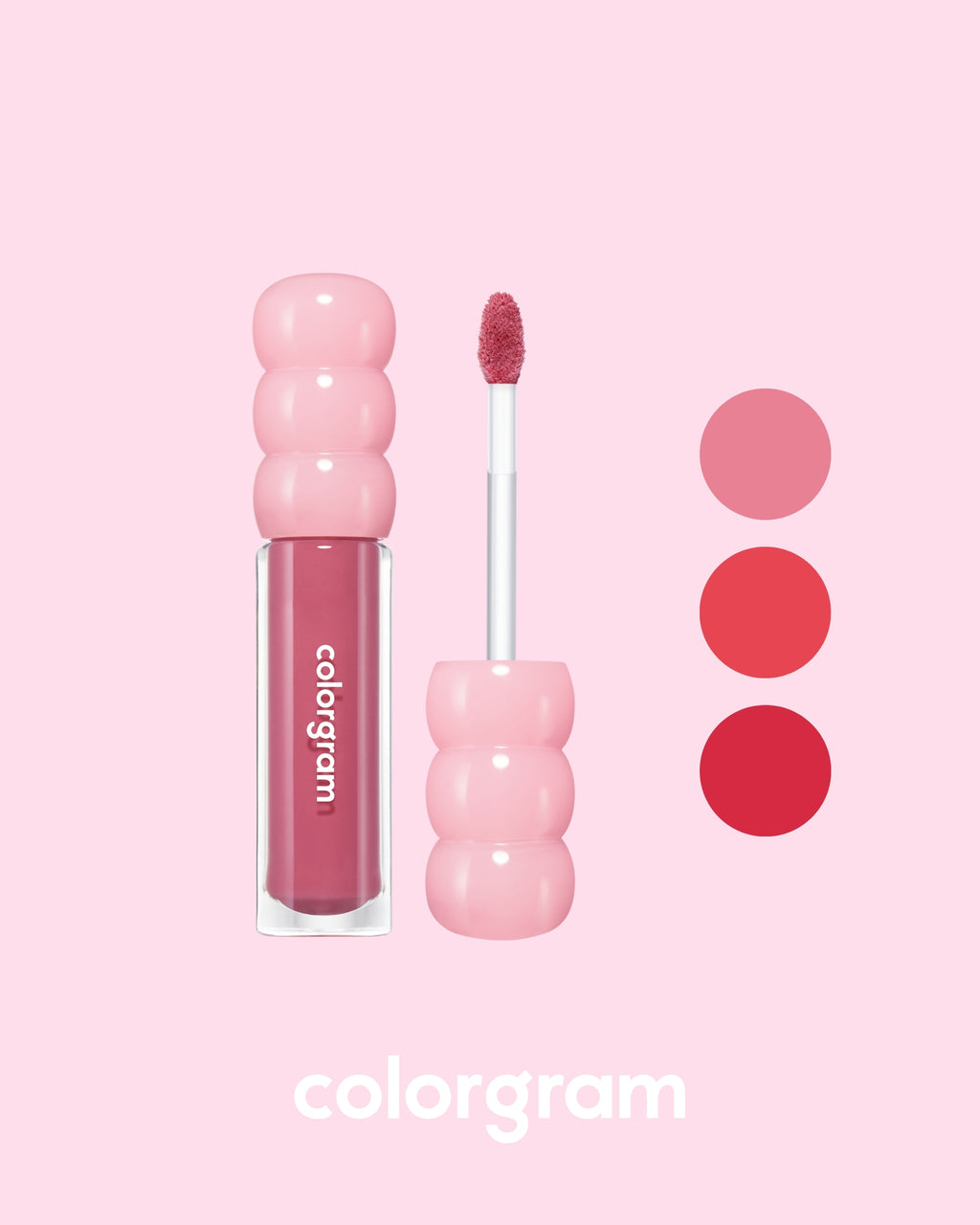 COLORGRAM Fruity Glass Gloss (2.8g) | Long-lasting Glossy Lip Tint