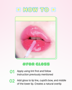 COLORGRAM Fruity Glass Tint (2.8g) | Long-lasting Glass Lip Tint