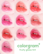 COLORGRAM Fruity Glass Tint (2.8g) | Long-lasting Glass Lip Tint