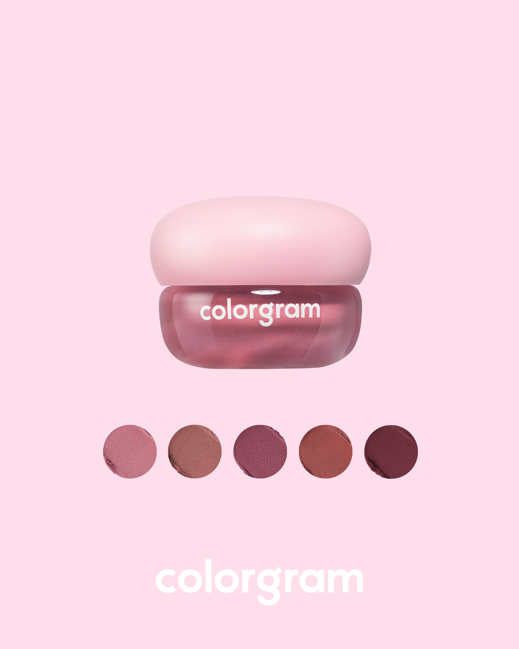 COLORGRAM Tintin Dory Blur Jam (3.5g) | 2-in-1 Blurring Lip & Cheek Cream
