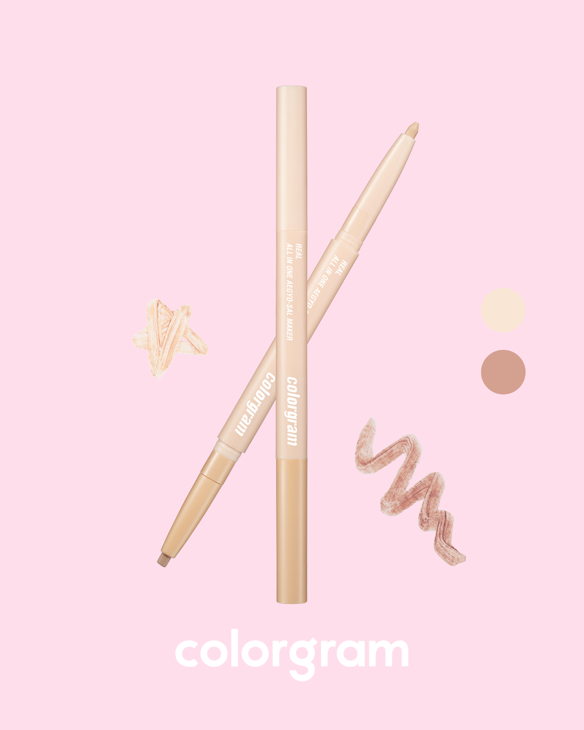 COLORGRAM All-in-One Aegyo-sal Maker | 2-in-1 Pen Highlighter & Shadow