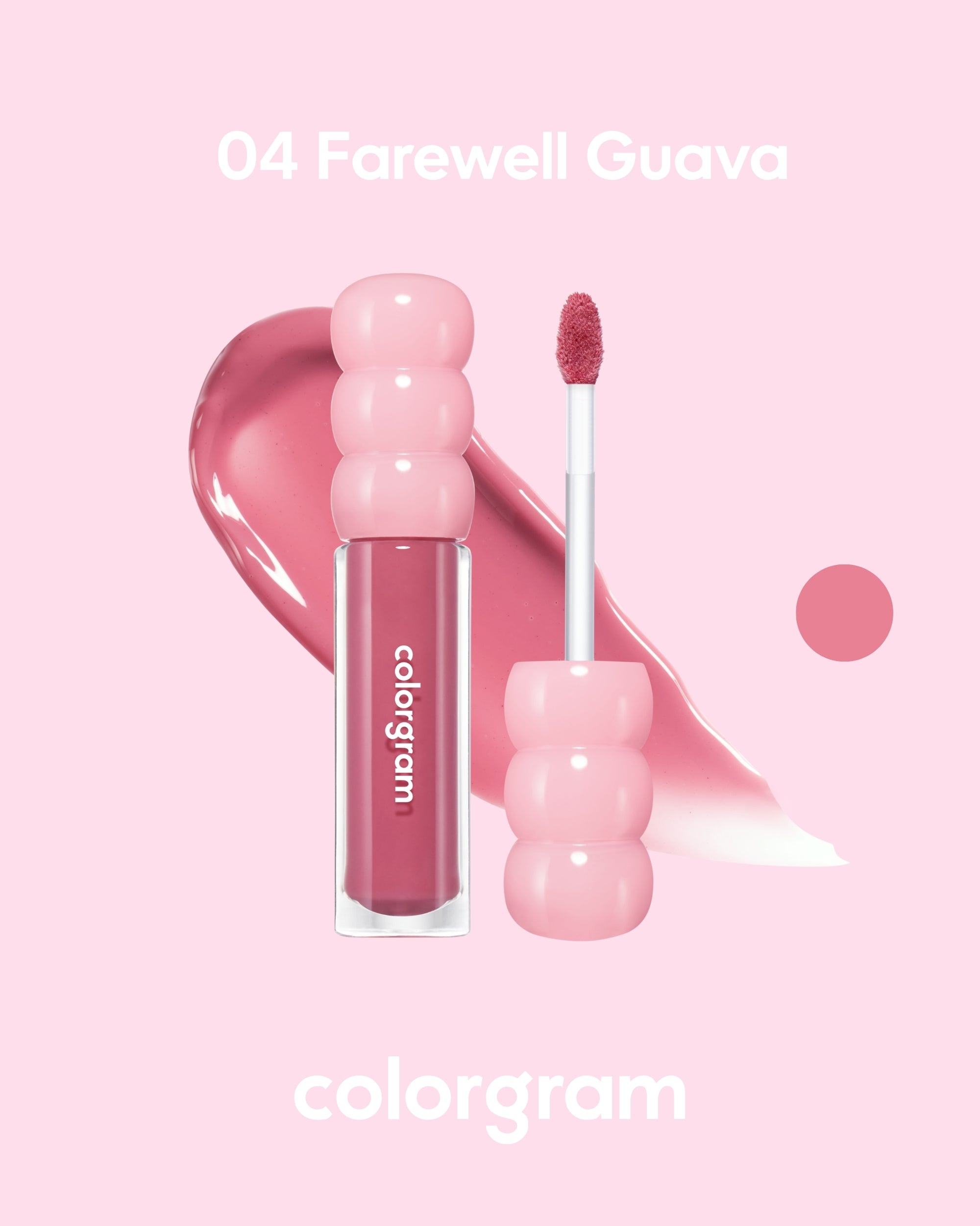 COLORGRAM Fruity Glass Gloss (2.8g) | Long-lasting Glossy Lip Tint