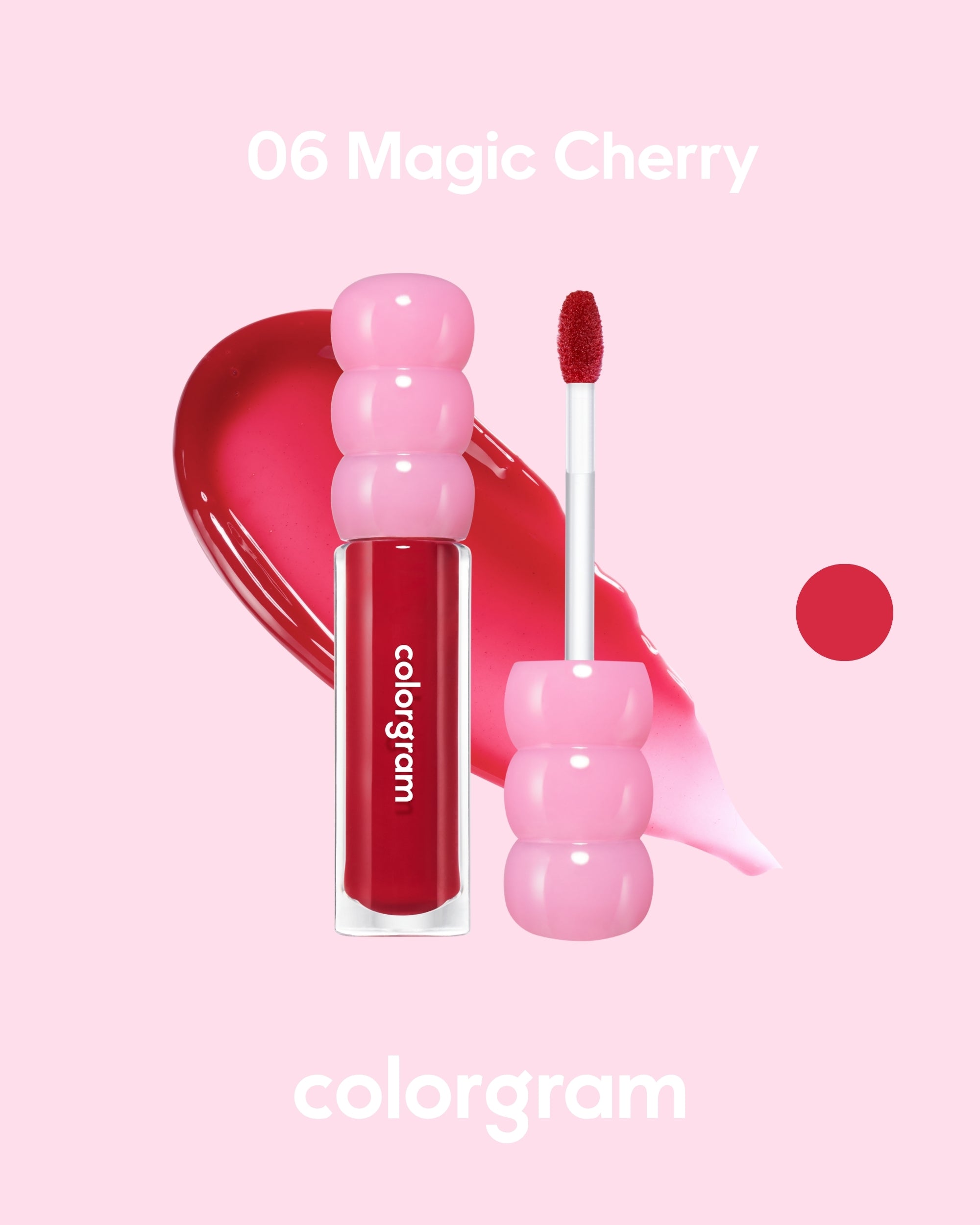 COLORGRAM Fruity Glass Gloss (2.8g) | Long-lasting Glossy Lip Tint