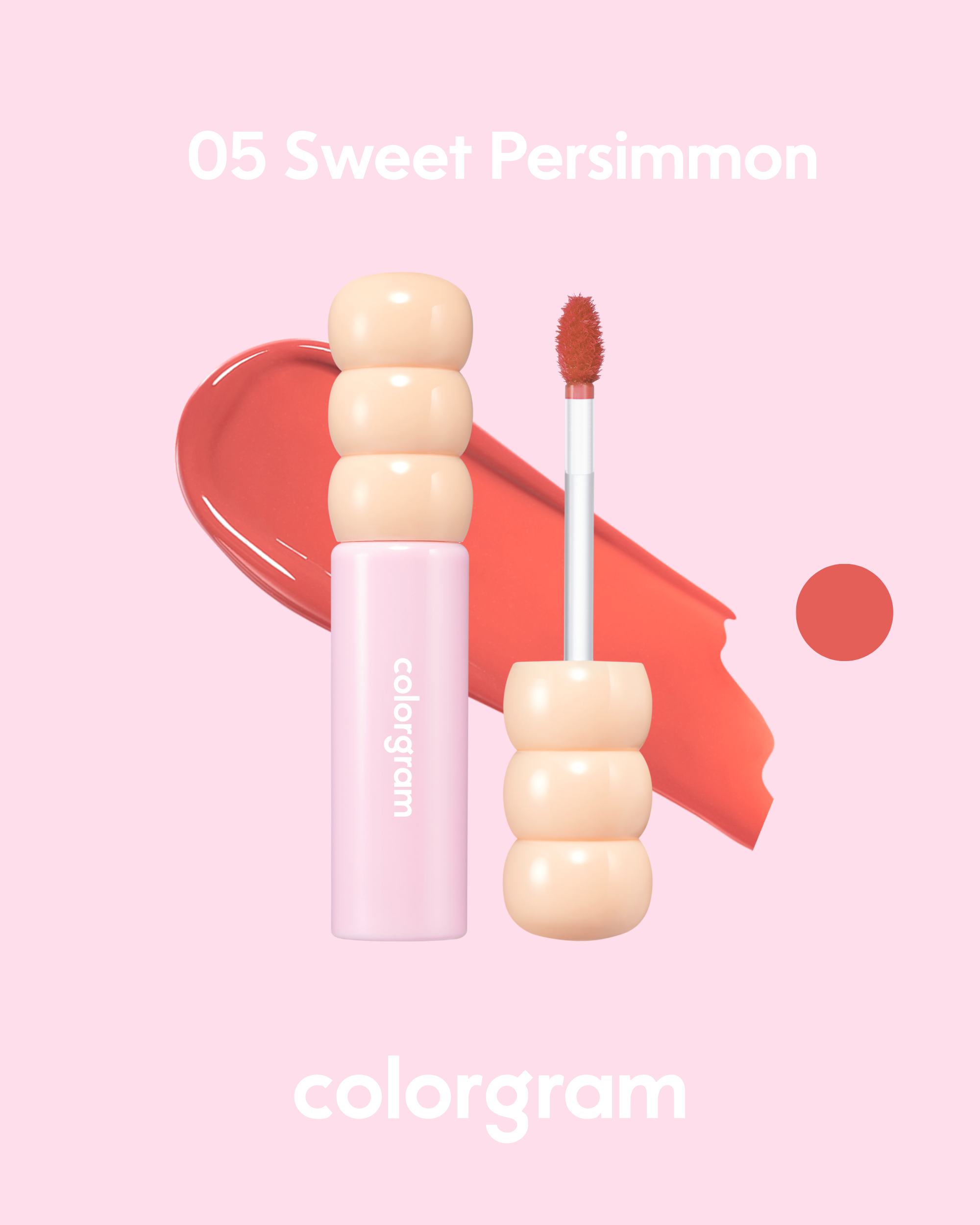COLORGRAM Fruity Glass Tint (2.8g) | Long-lasting Glass Lip Tint