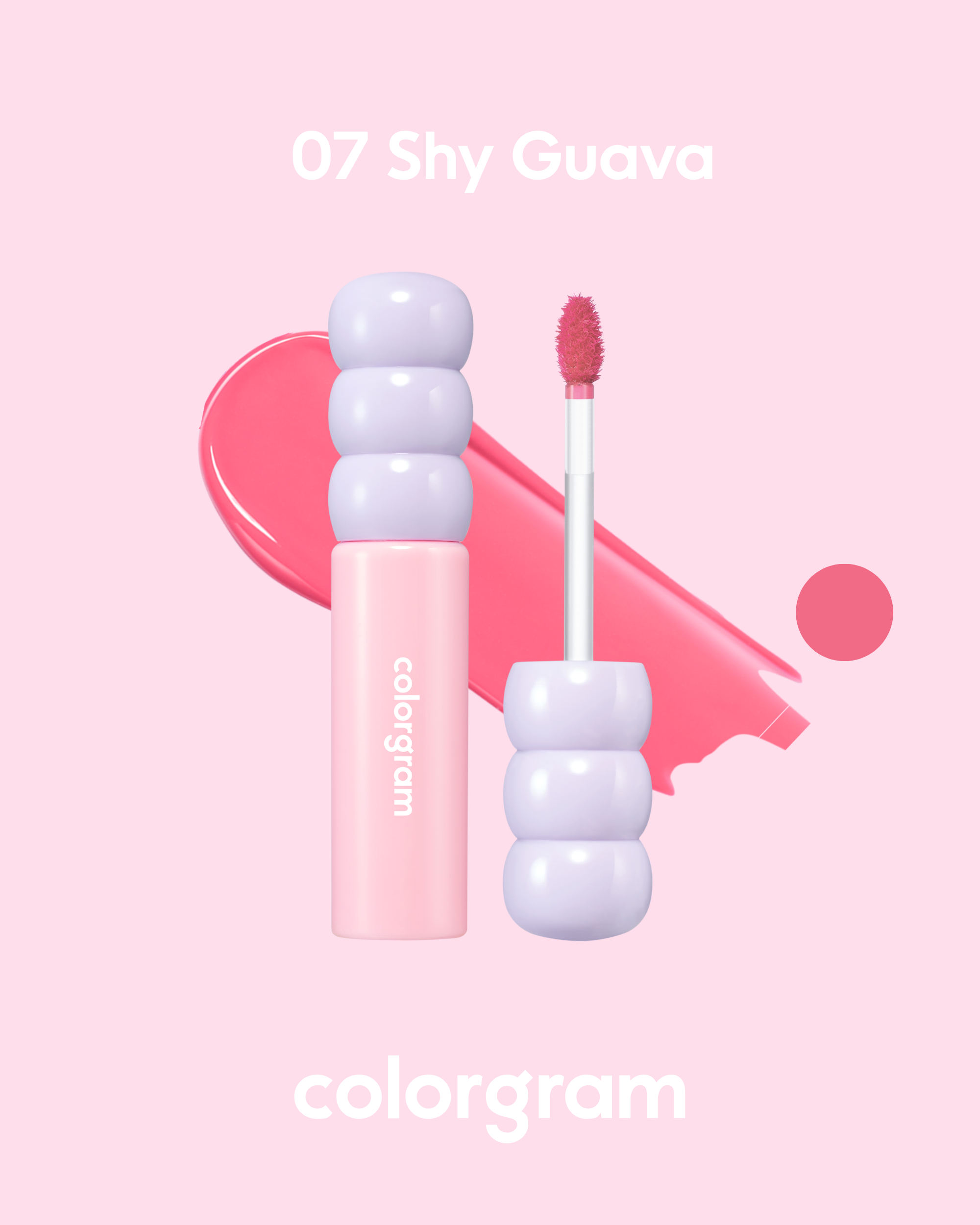 COLORGRAM Fruity Glass Tint (2.8g) | Long-lasting Glass Lip Tint