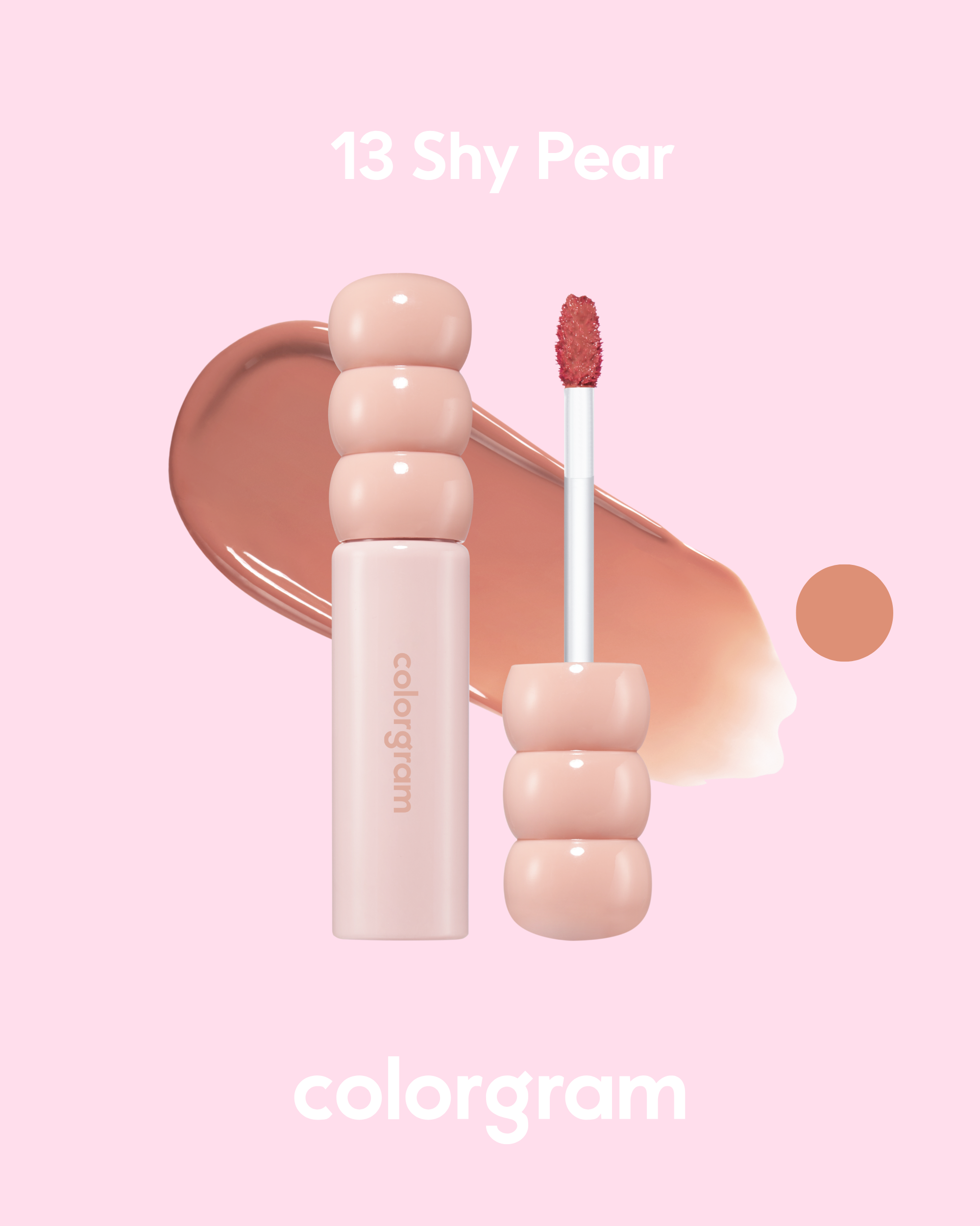 COLORGRAM Fruity Glass Tint (2.8g) | Long-lasting Glass Lip Tint