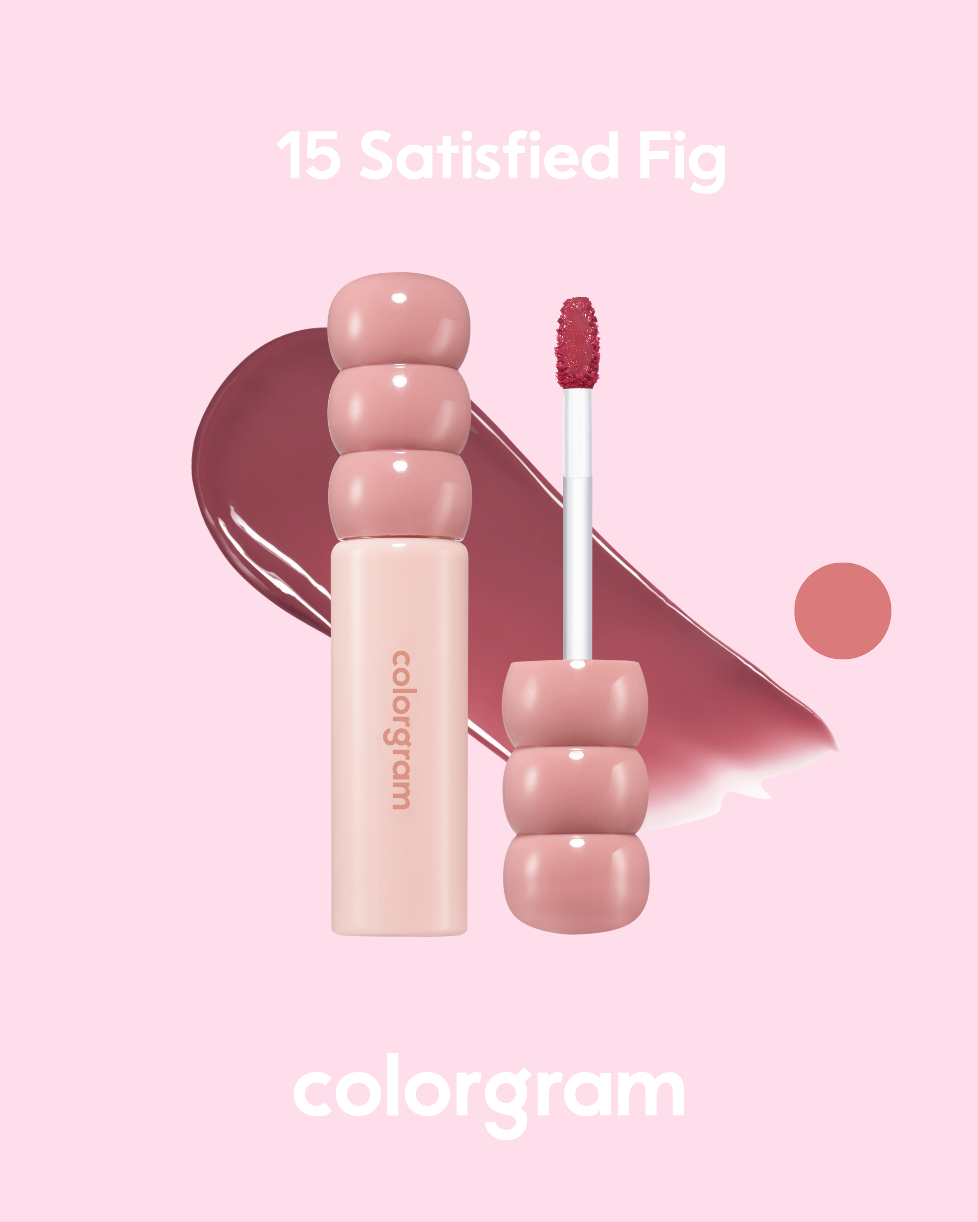 COLORGRAM Fruity Glass Tint (2.8g) | Long-lasting Glass Lip Tint