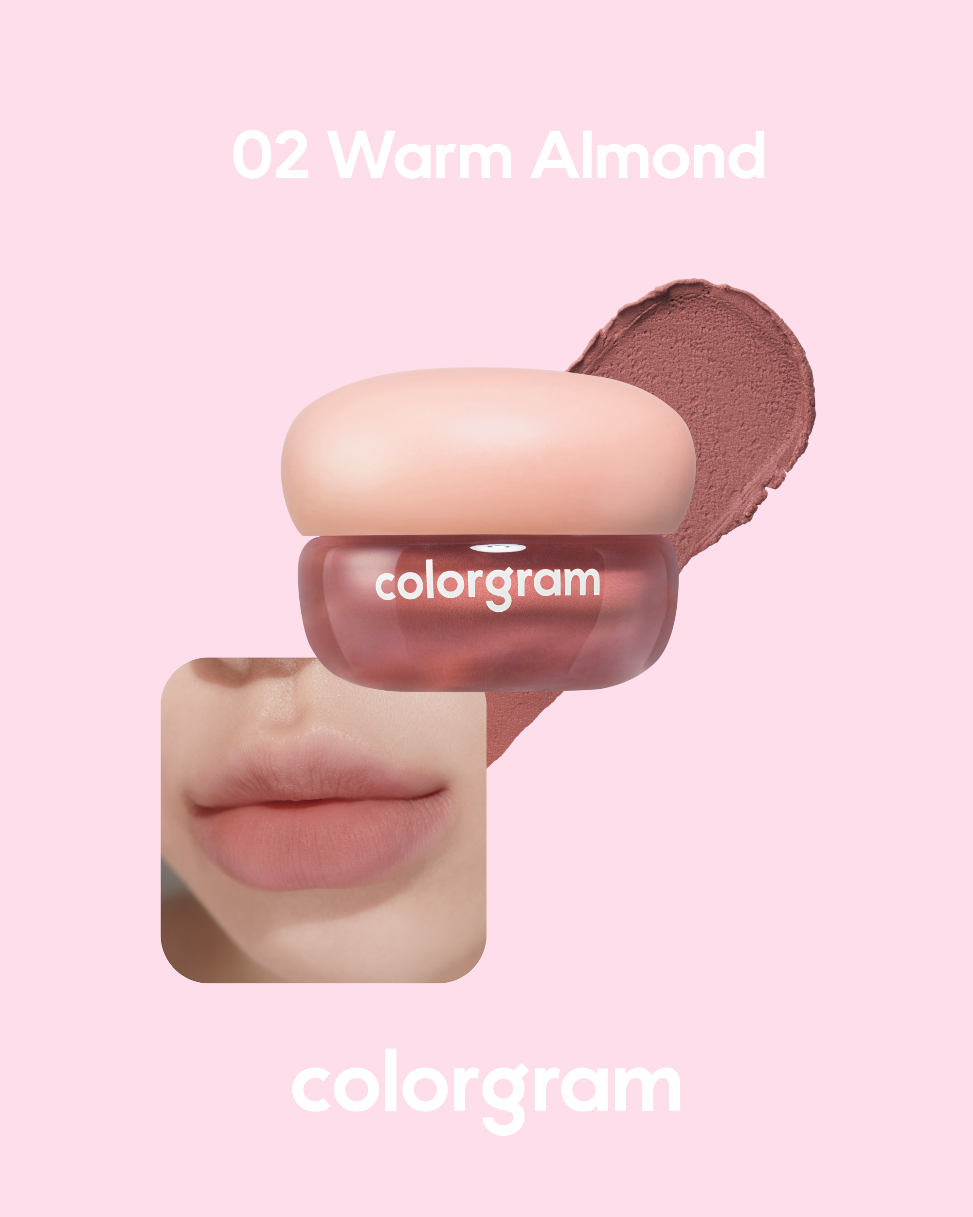 COLORGRAM Tintin Dory Blur Jam (3.5g) | 2-in-1 Blurring Lip & Cheek Cream