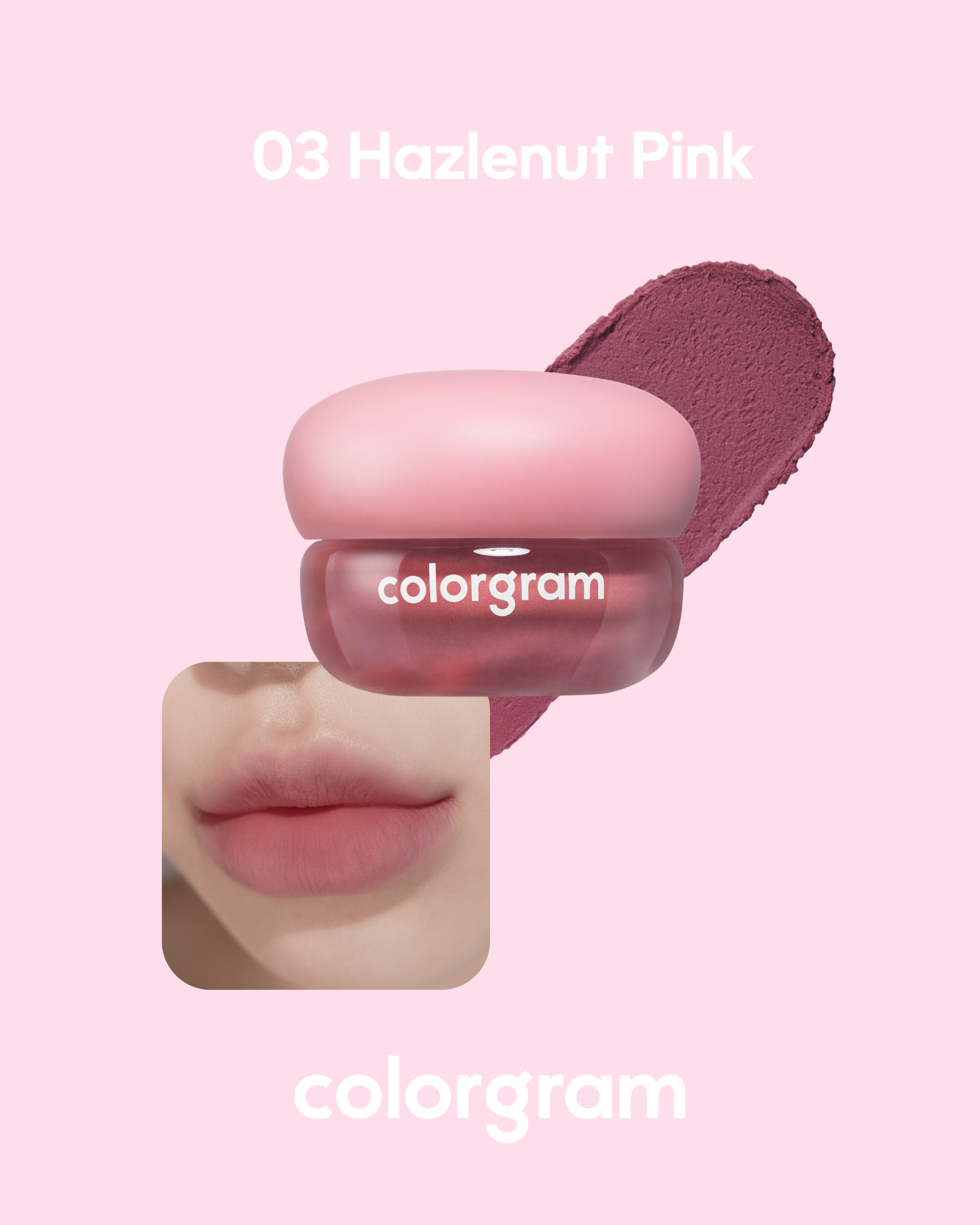COLORGRAM Tintin Dory Blur Jam (3.5g) | 2-in-1 Blurring Lip & Cheek Cream