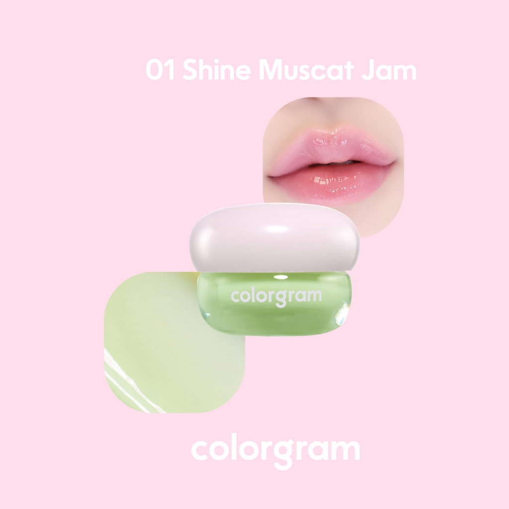 COLORGRAM Tintin Dory Lip Jam (3.5g) | Hydrating Vibrant Lip Jam