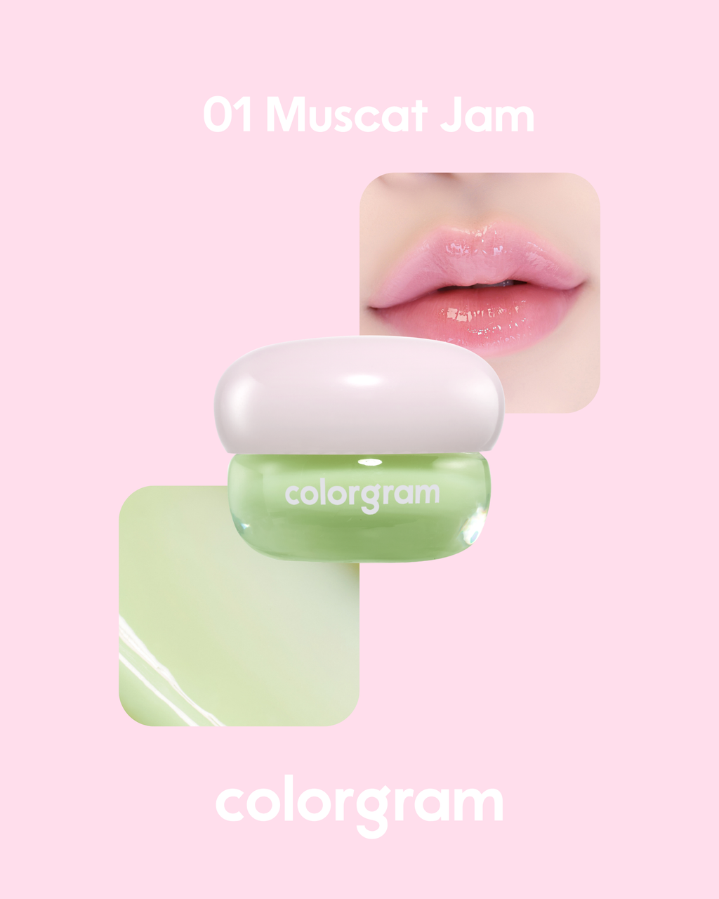 COLORGRAM Tintin Dory Lip Jam (3.5g) | Hydrating Vibrant Lip Jam