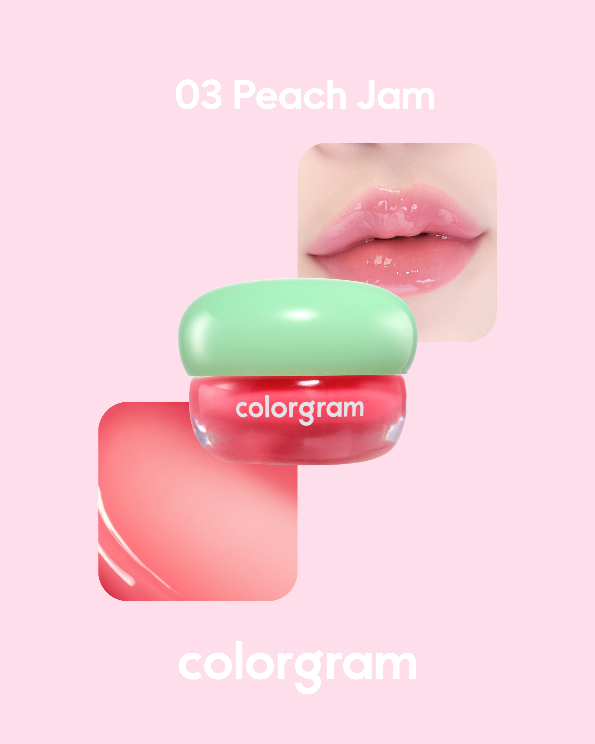 COLORGRAM Tintin Dory Lip Jam (3.5g) | Hydrating Vibrant Lip Jam