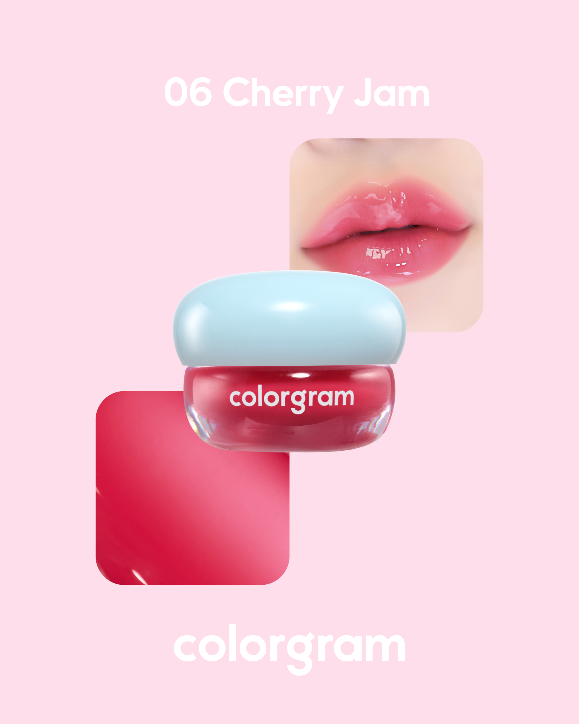 COLORGRAM Tintin Dory Lip Jam (3.5g) | Hydrating Vibrant Lip Jam