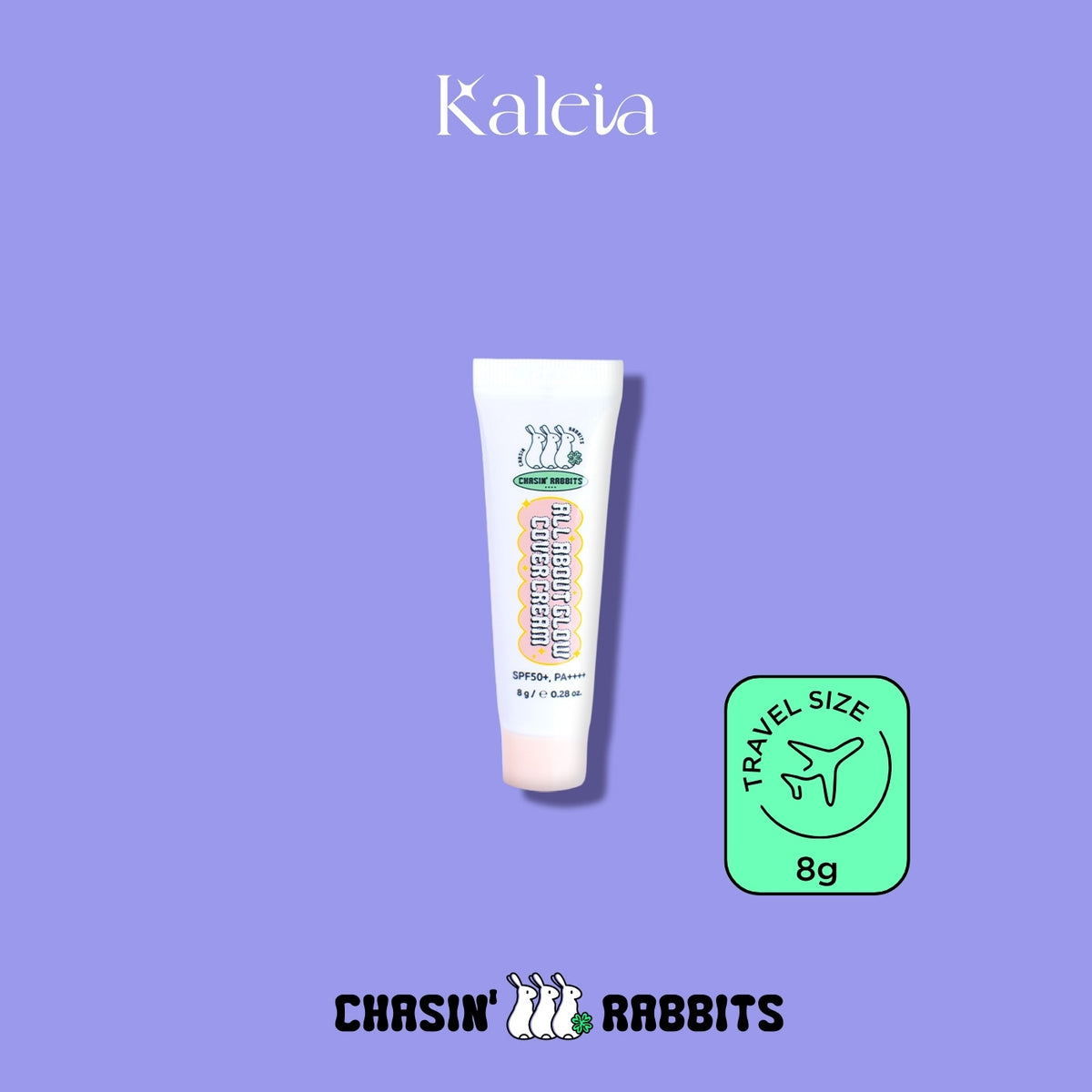 CHASIN' RABBITS  All About Glow Cover Cream 8g SPF50+ PA++++ - Mini Makeup Travel Size
