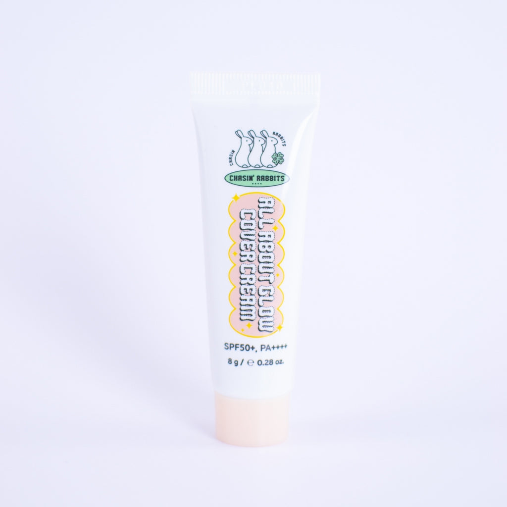 CHASIN' RABBITS  All About Glow Cover Cream 8g SPF50+ PA++++ - Mini Makeup Travel Size