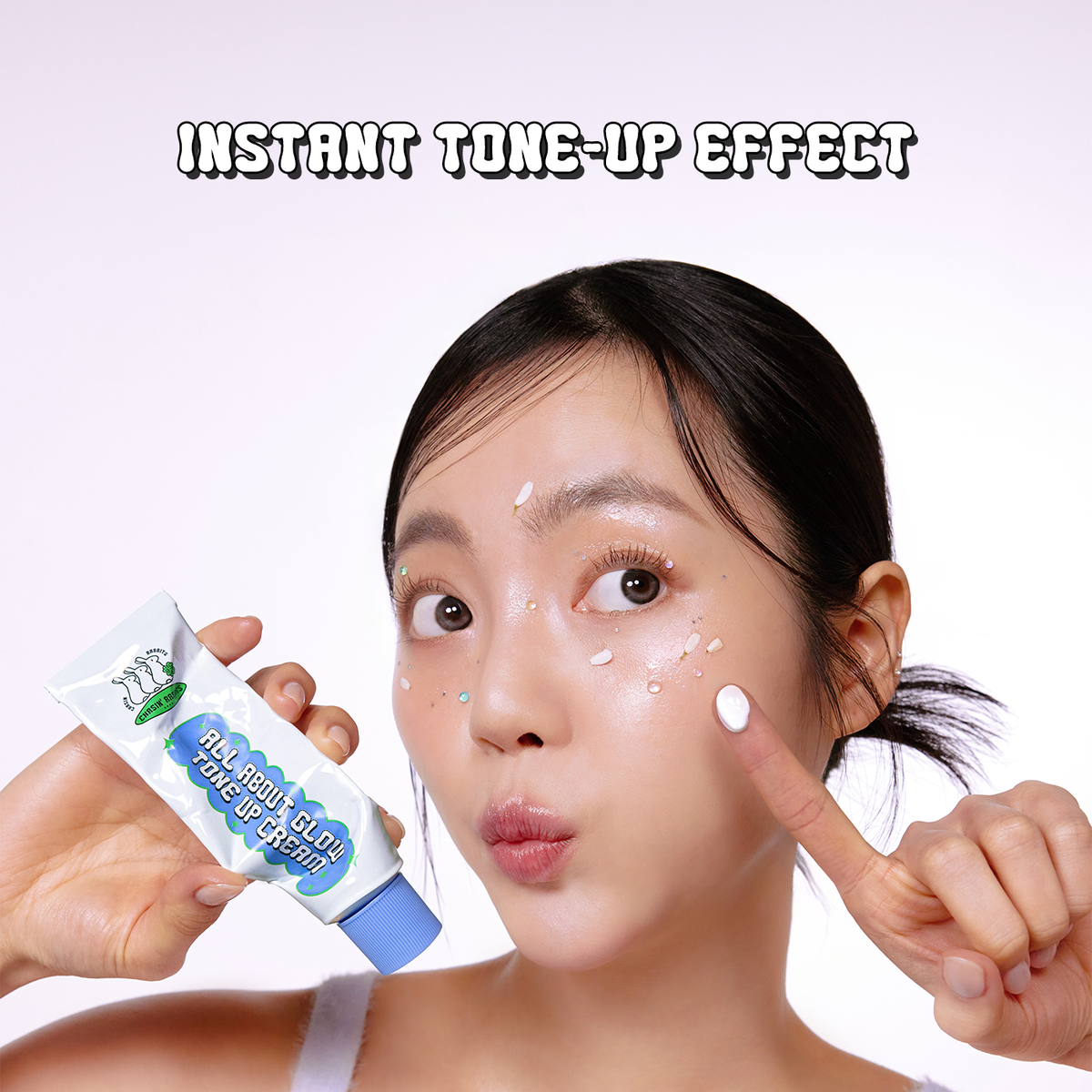 CHASIN' RABBITS  All About Glow Tone-up Cream Plus 10mL - Mini Makeup Travel Size