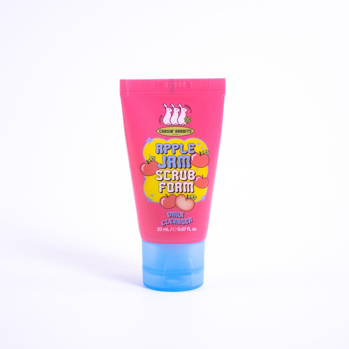 CHASIN' RABBITS Apple Jam Scrub Foam 20mL – Mini Skincare Travel Size