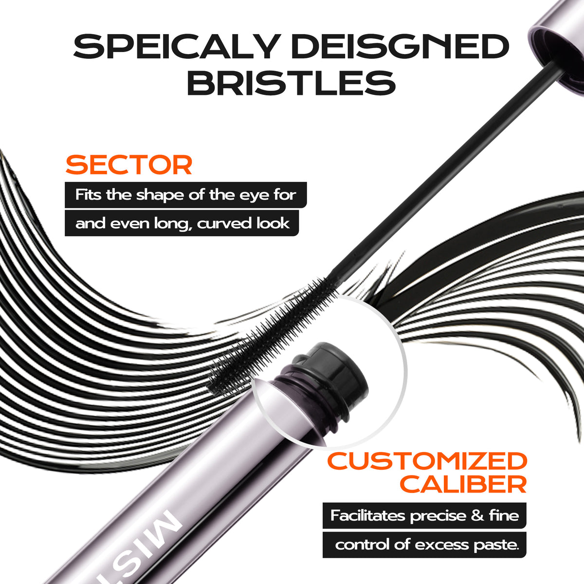 MISTINE  Curling Lasting Mascara 01 Black