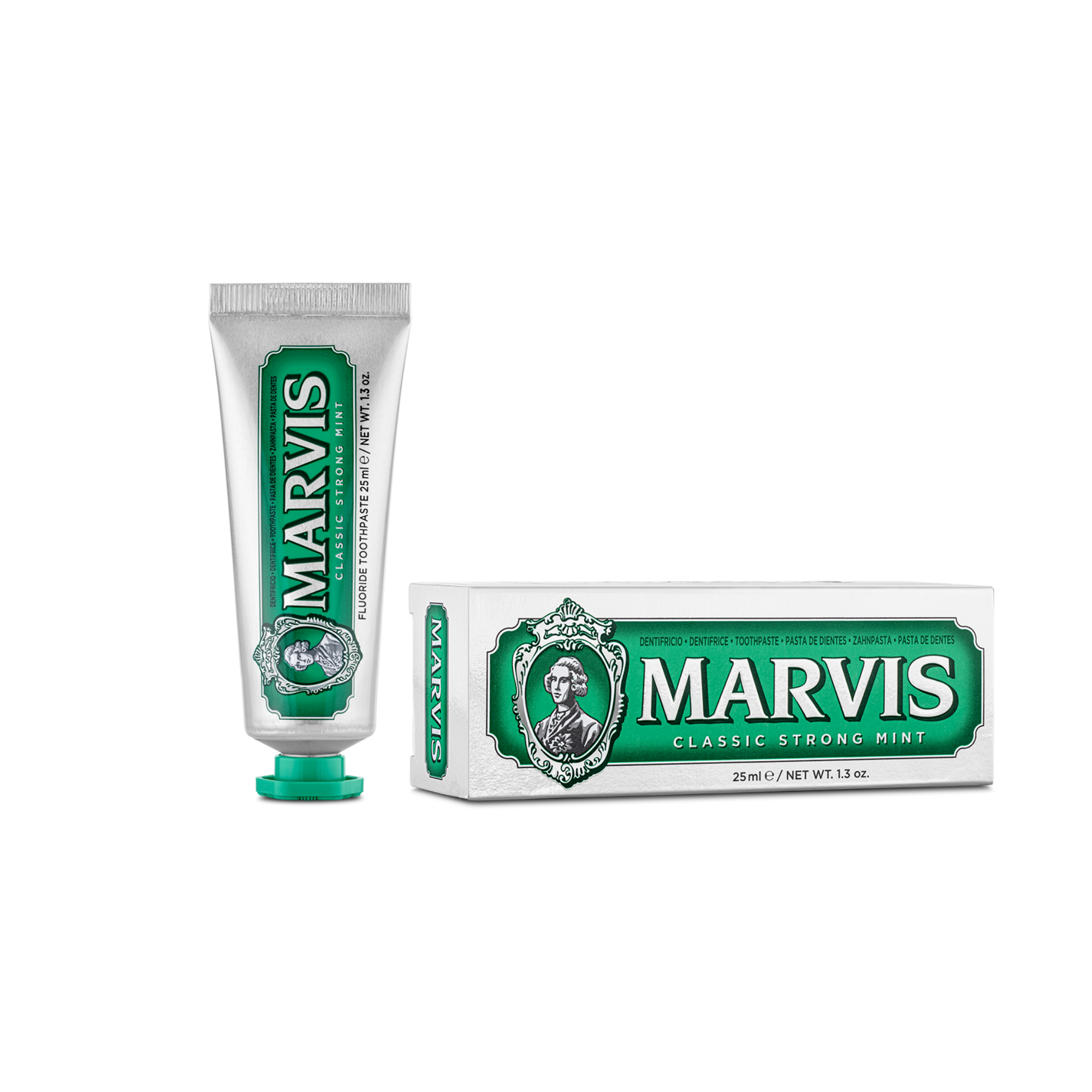 Marvis Classic Strong Mint Fluoride Toothpaste 25mL