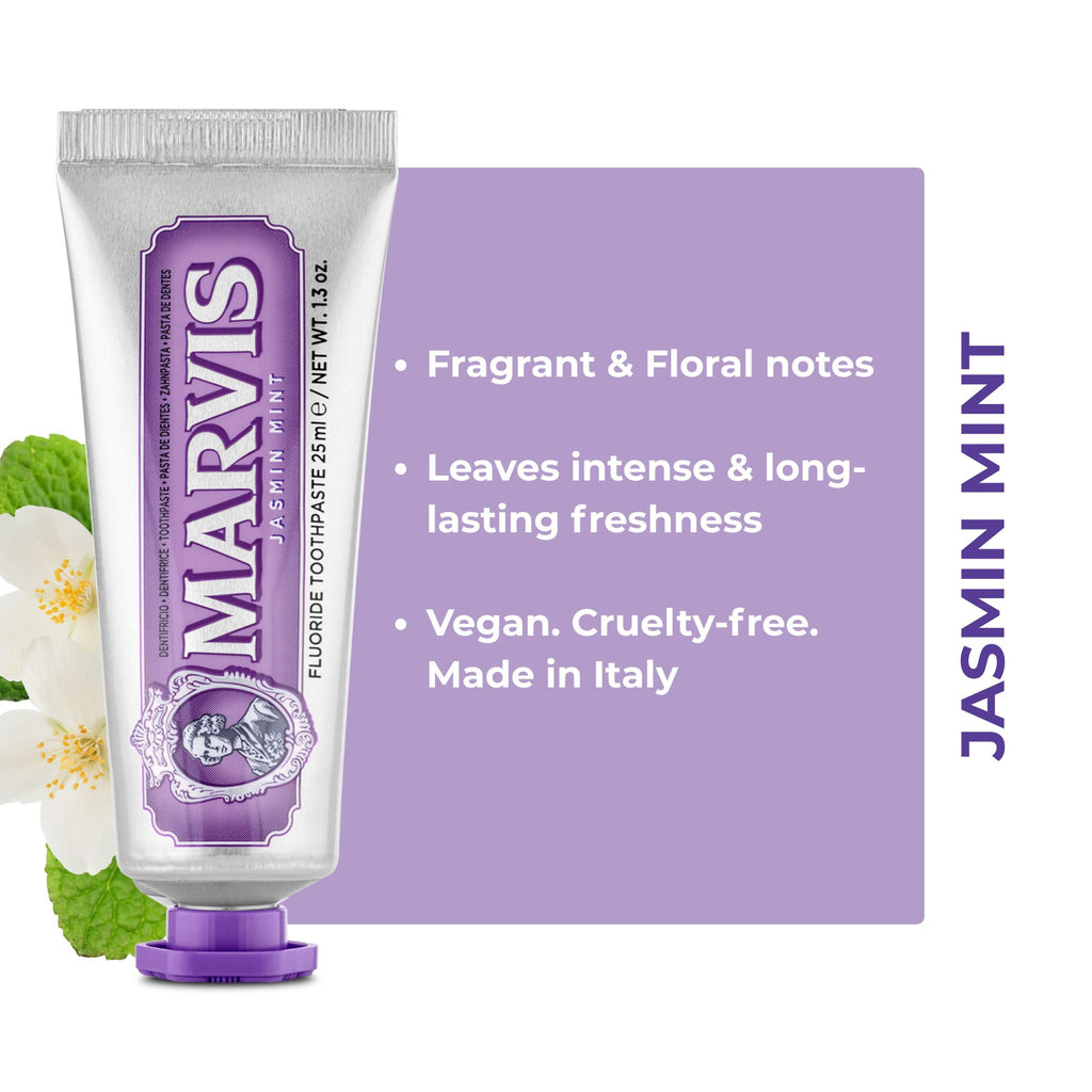 Marvis Jasmin Mint Fluoride Toothpaste 25mL