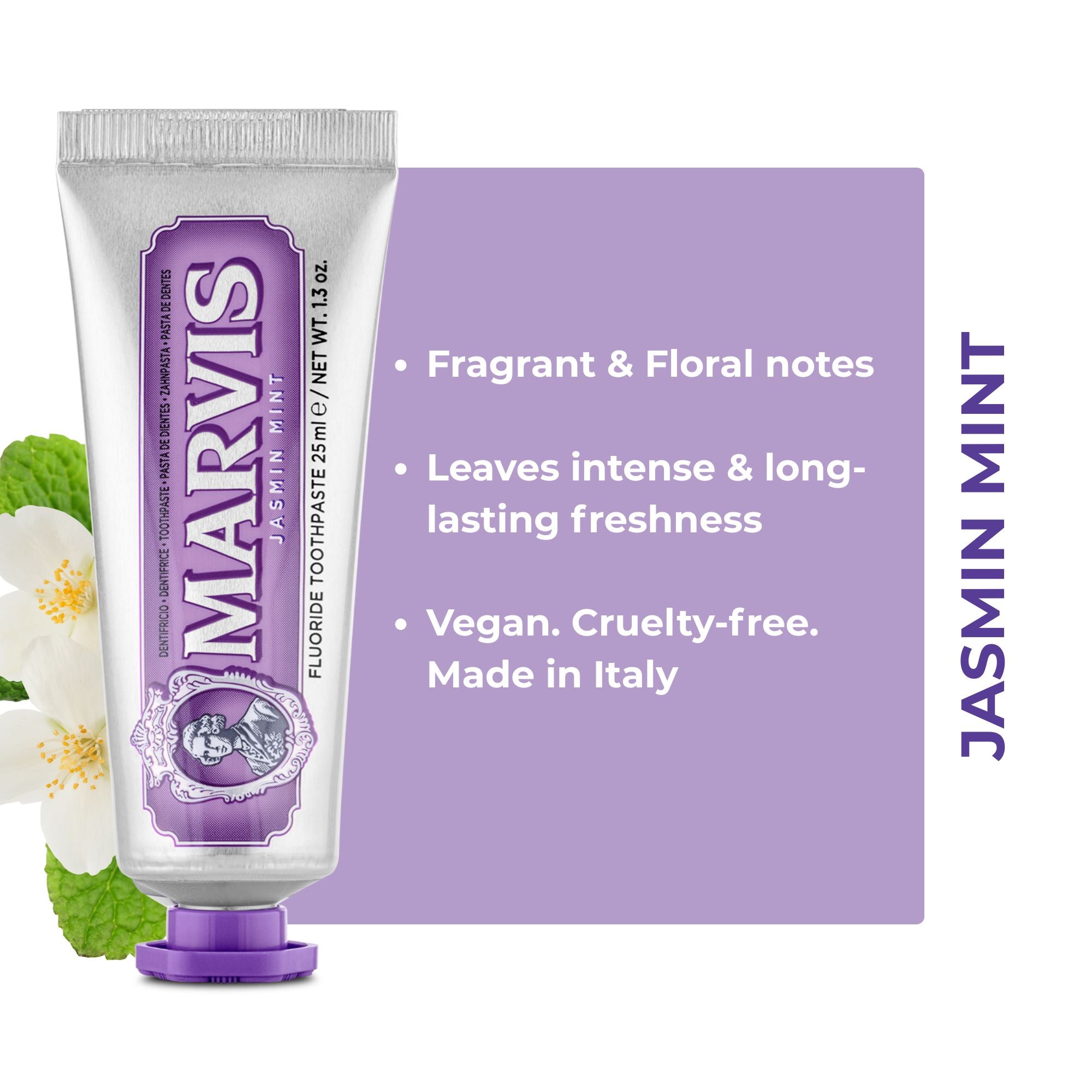 Marvis Jasmin Mint Fluoride Toothpaste 25mL