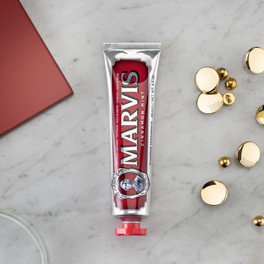 Marvis Rorie Marvis Cinnamon Mint Fluoride Toothpaste 85mL – Kaleia