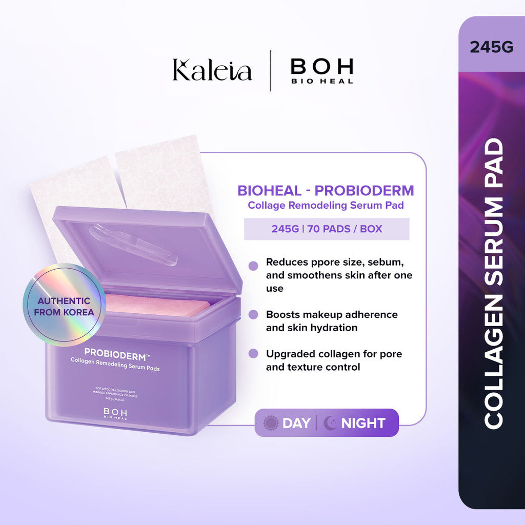 BIOHEAL BOH Probioderm™ Collagen Remodeling Serum Pads for Pore and Texture Control (70pcs)