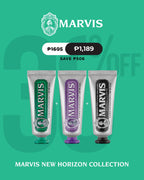 Marvis Amarelli Licorice 25ml + Jasmine 25ml+ Classic Strong Mint 25ml