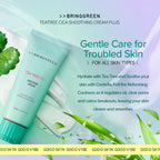 BRING GREEN Tea Tree Cica Soothing Cream for Sensitive/Acne-Prone Skin (100ml)