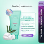 BRING GREEN Tea Tree Cica Trouble Cleansing Foam for Sensitive/Acne-Prone Skin (300ml)